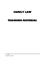 FAMILY LAW Teaching Material Part I.pdf
